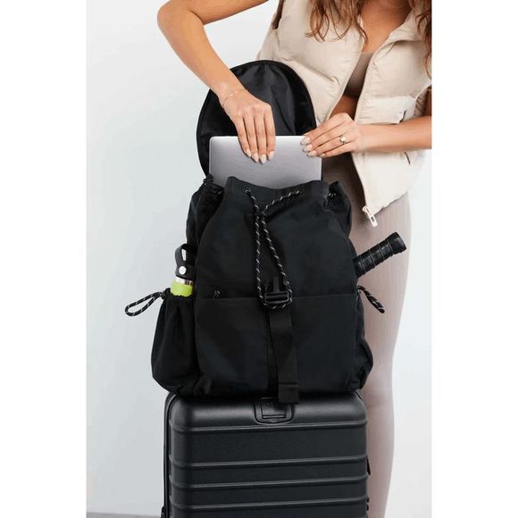 NWT Beis Sports Cargo Backpack in Black - Picture 6 of 7